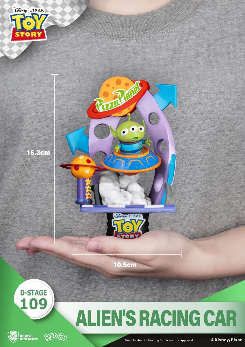 Beast Kingdom Diorama Stage-109- Disney Alien's Racing Car