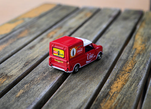 Load image into Gallery viewer, Tiny City Die-cast Model Car - 1/50 Morris Mini Pickup Coca-Cola
