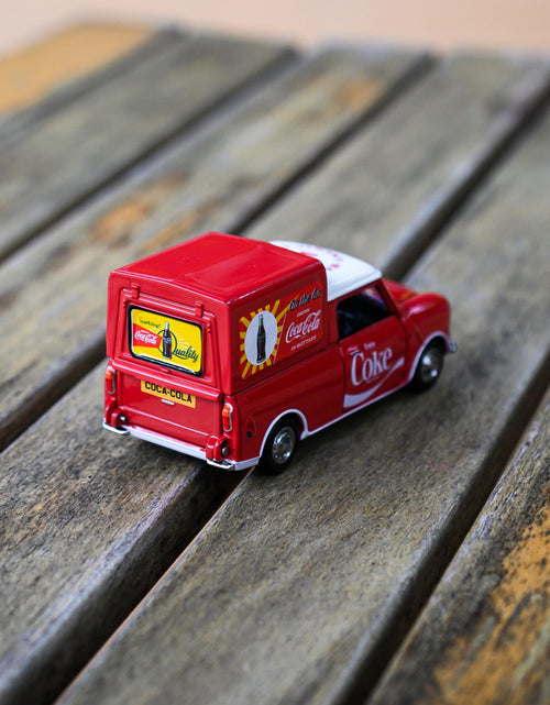 Load image into Gallery viewer, Tiny City Die-cast Model Car - 1/50 Morris Mini Pickup Coca-Cola
