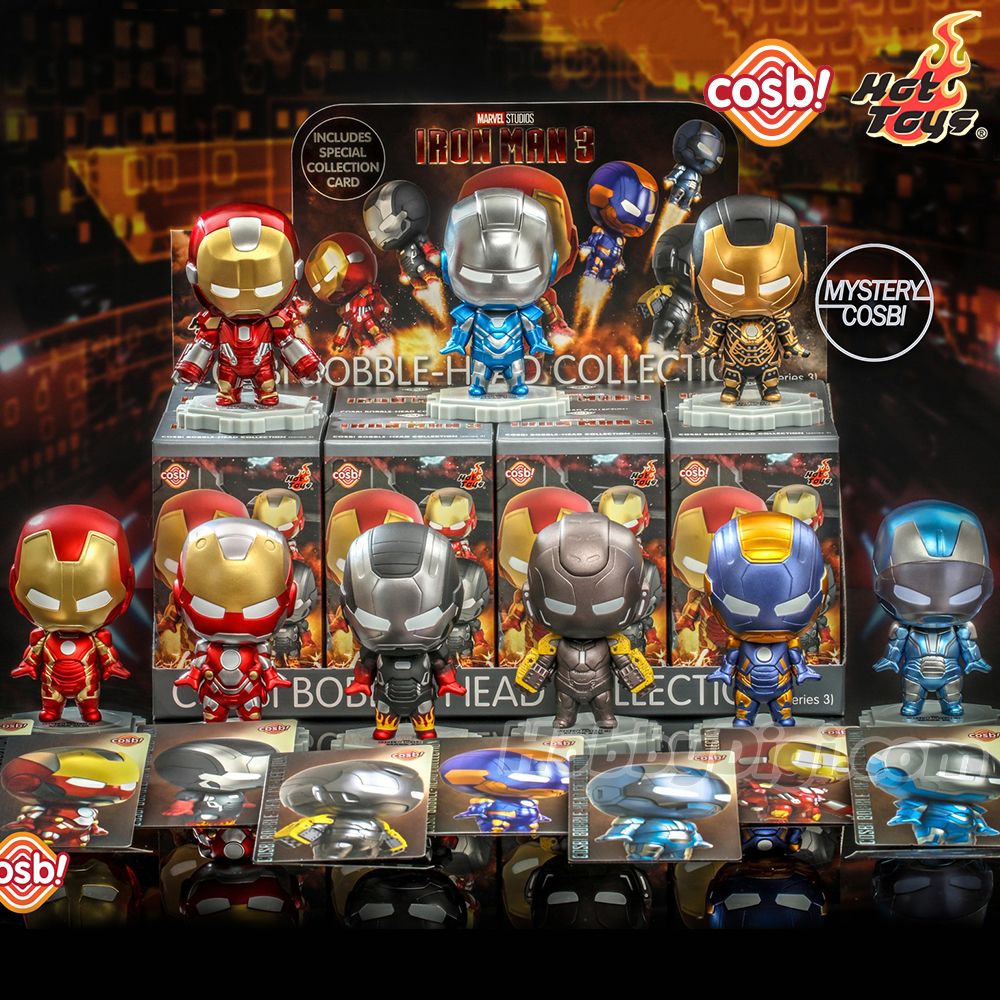 Hot Toys Cosbi Bobble-Head Collection Marvel Studios: Iron Man Series 3