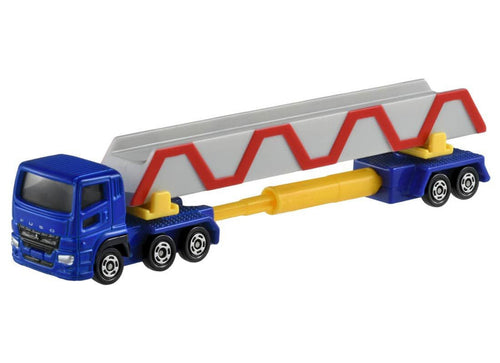 Load image into Gallery viewer, Takara tomy Tomica #140 Mitsubishi Fuso Super Great Pole Trailer Model Toy Car
