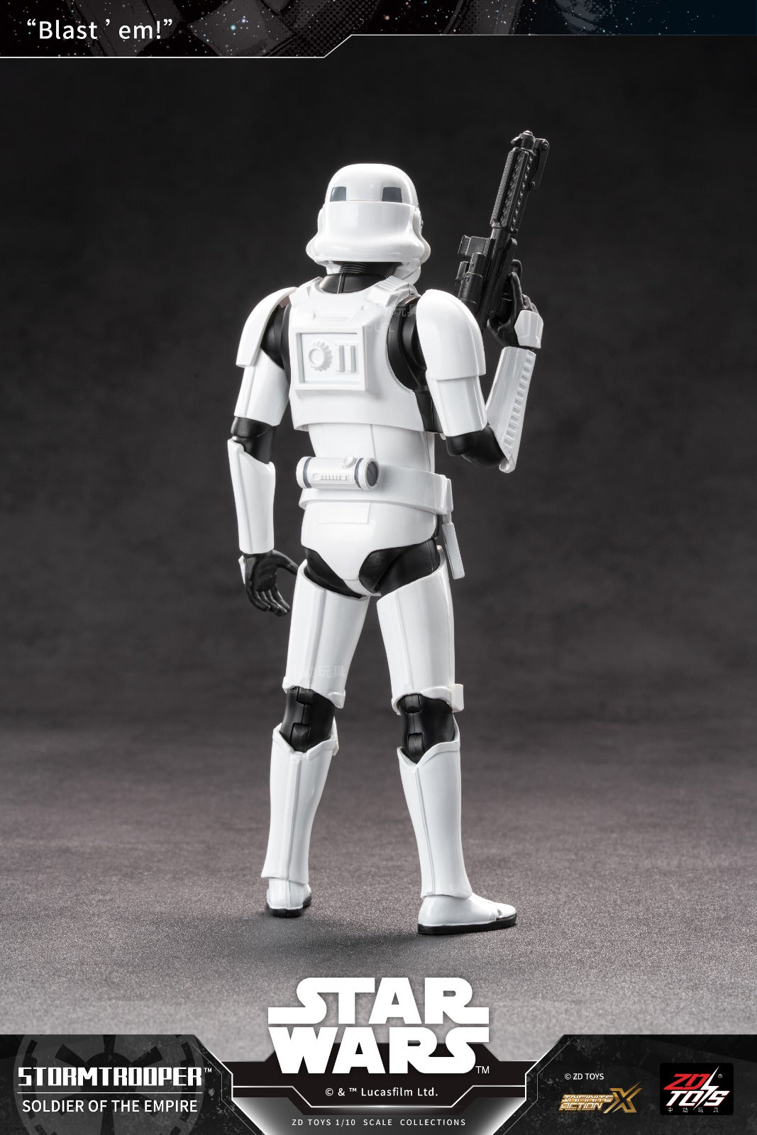 ZD Toys Star Wars Series 1/10 Star Wars Stormtrooper Action Figures