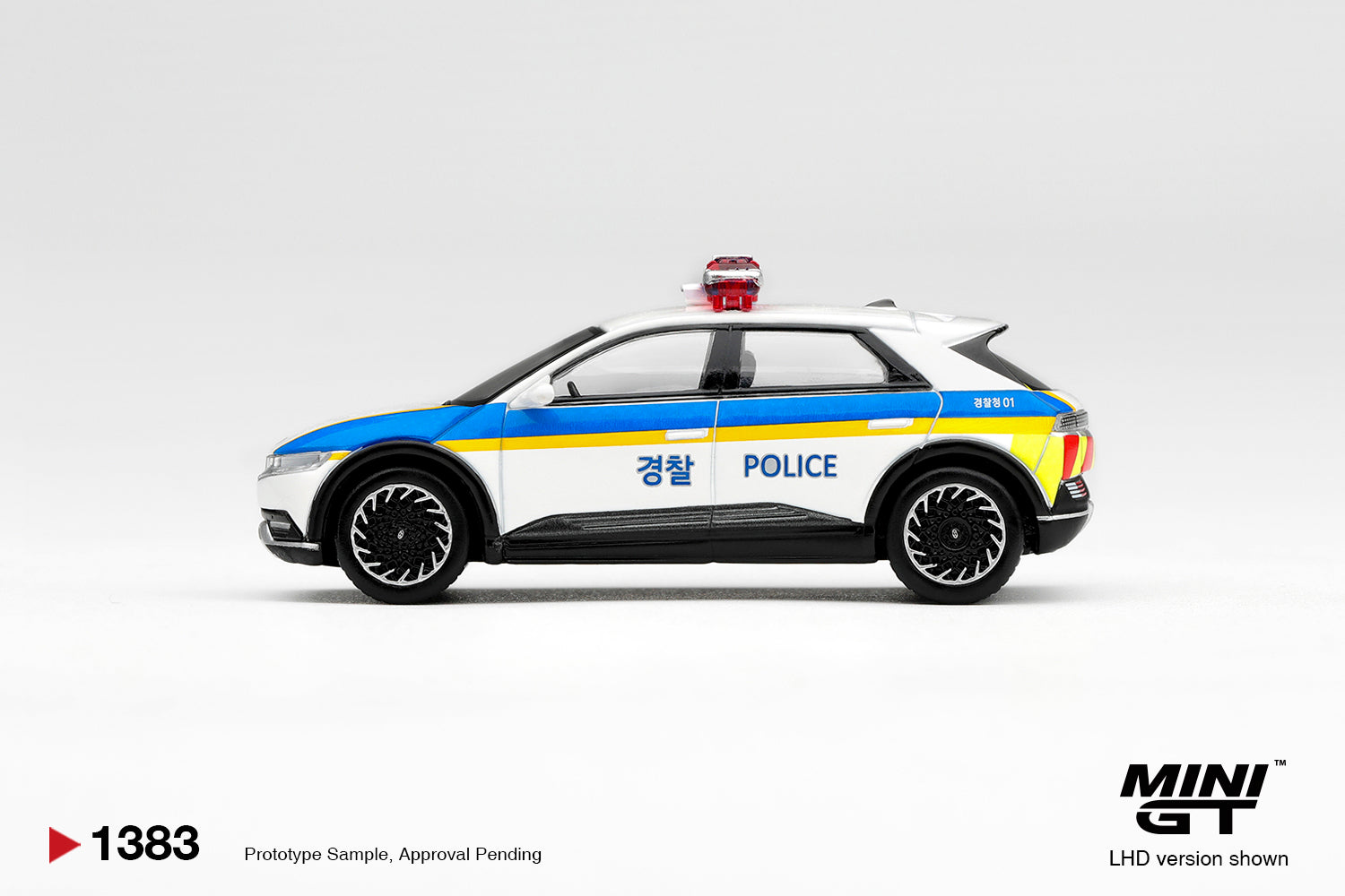 (Pre-order) Mini GT #1383 Hyundai Ioniq 5 Police Car Diecast Model Car