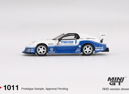 Load image into Gallery viewer, Mini GT #1011 MAZDA RX-7 LB-Super Silhouette IMSA Diecast Model Car
