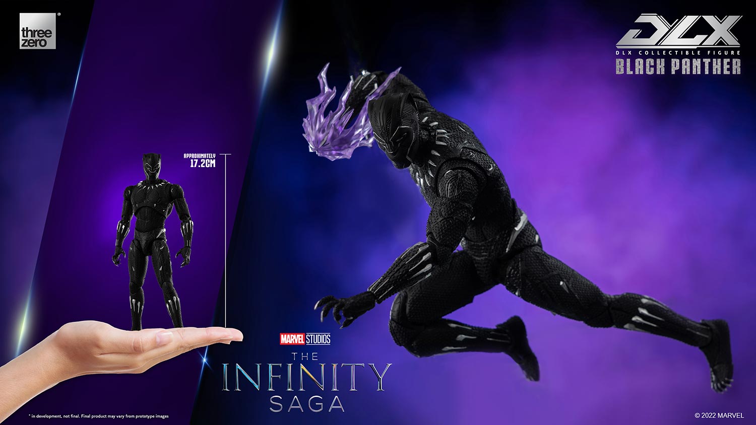 ThreeZero Marvel Studios The Infinity Saga DLX Black Panther Figure