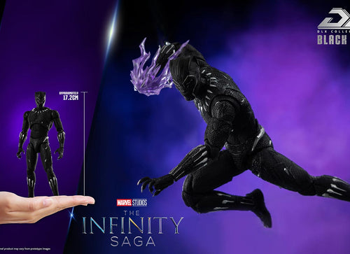 Load image into Gallery viewer, ThreeZero Marvel Studios The Infinity Saga DLX Black Panther Figure
