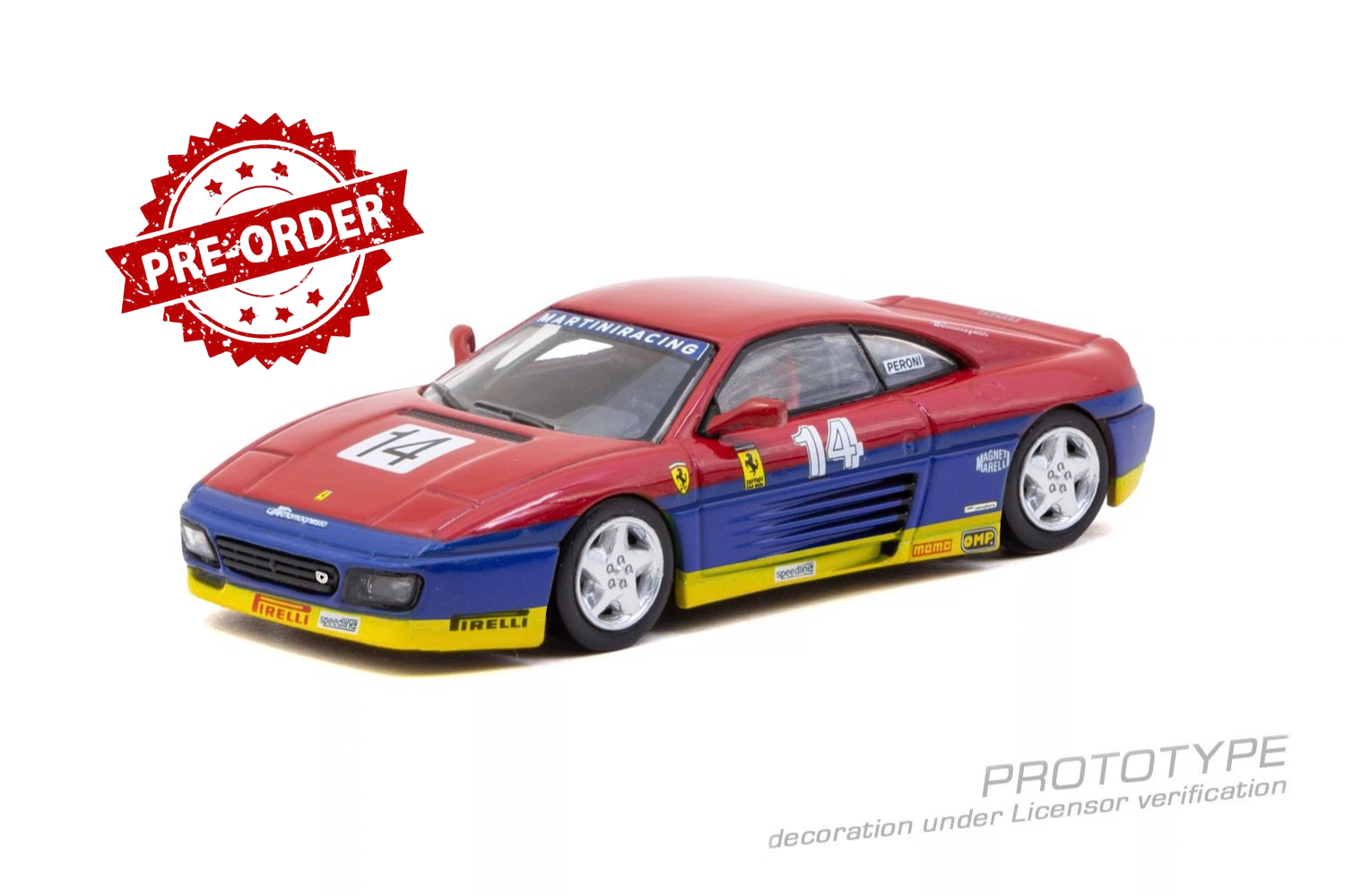 (Pre-order) Tarmac Works 1/64 Ferrari 348 Challenge Ferrari 348 Challenge Italy