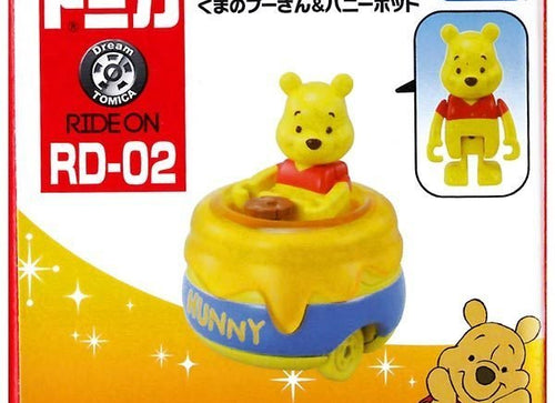 Load image into Gallery viewer, Takara Tomy Dream Tomica Disney Motors - Ride On #RD02 Winnie The Pooh
