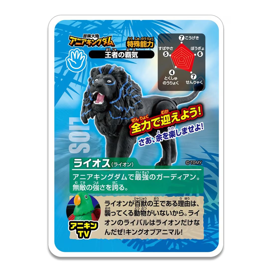 Takara Tomy Adventure Continent Ania Kingdom Laios (Lion) Figure