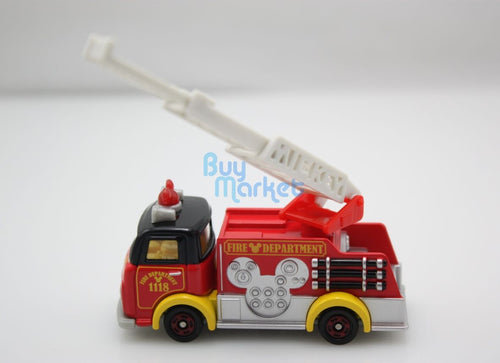 Load image into Gallery viewer, Takara Tomy Tomica Disney Motors DM-17 Mickey Mouse Fire Truck Toy Car 2015
