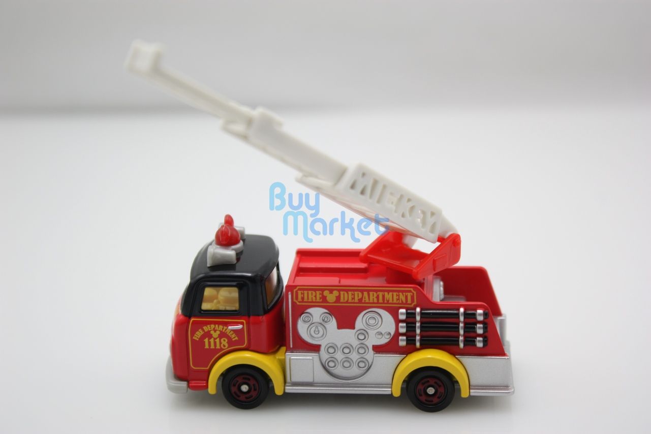 Takara Tomy Tomica Disney Motors DM-17 Mickey Mouse Fire Truck Toy Car 2015
