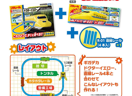 Load image into Gallery viewer, Takara Tomy PLA-SET Plarail Set - Doctor Yellow Start Rail Set
