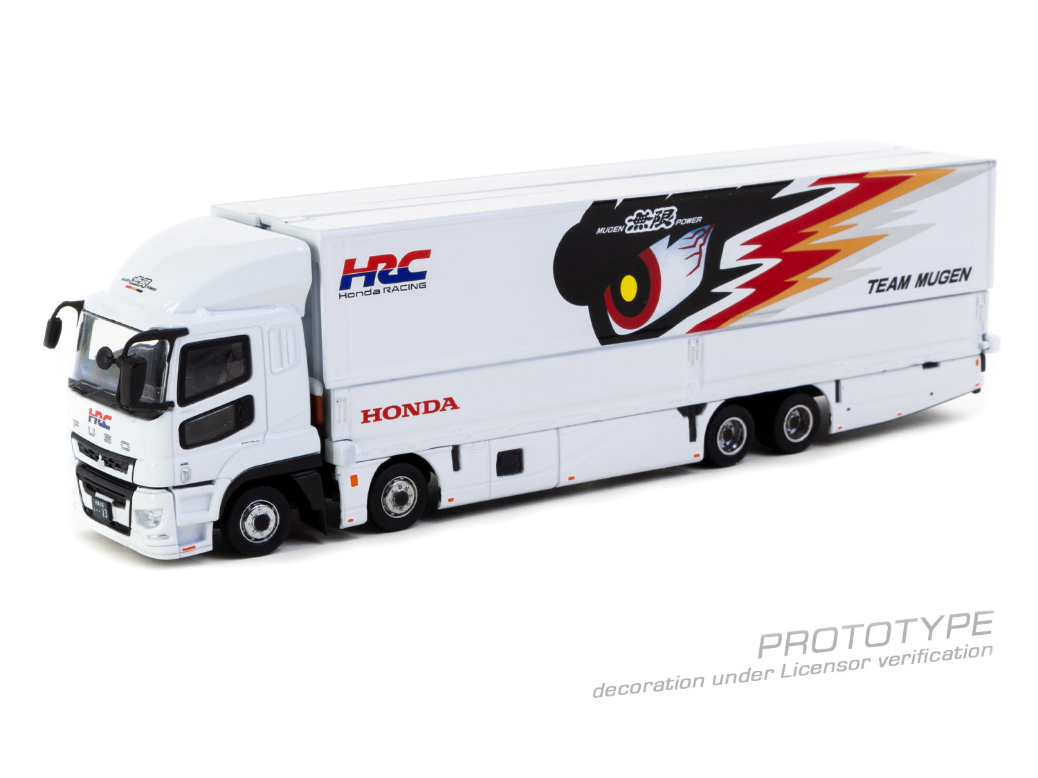 Tarmac Works 1/64 Mitsubishi Fuso Super Great TEAM MUGEN Model Car