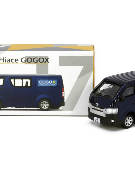 Tiny City 17 Die-cast Model Car - Toyota Hiace GOGOX (Metallic Blue)