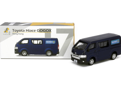 Load image into Gallery viewer, Tiny City 17 Die-cast Model Car - Toyota Hiace GOGOX (Metallic Blue)
