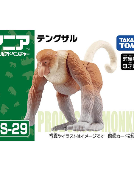 Takara Tomy ANIA AS-29 Proboscis Monkey animal Action Figure