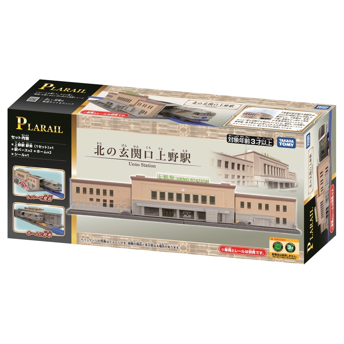 Takara Tomy Plarail Real Class Gateway To The North Ueno Station Kit Set