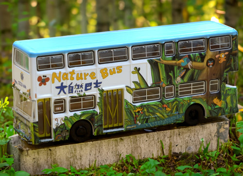 Load image into Gallery viewer, Tiny City 1/110 Leyland Fleetline BACo Nature Bus (FZ2496) Diecast Model Car

