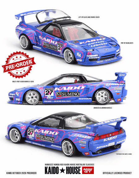 (Pre-order) Mini GT #322 Honda NSX Kaido House Nostalgic Classics Diecast Model