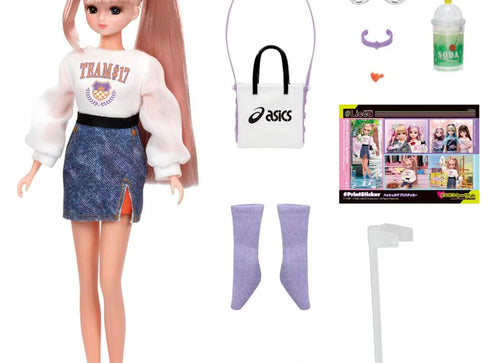 Load image into Gallery viewer, Takara Tomy Licca Chan -  ASICS Sport Style - Dress up girl Doll Japan
