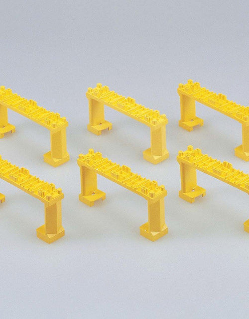 Load image into Gallery viewer, Takara Tomy Tomica Plarail Accessory J-22 Double-tracked Block Pier 6 pcs Japan
