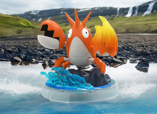 Load image into Gallery viewer, Blokees Pokemon Classic Version-S Fever Attack Series Mini Model Kit - Corphish
