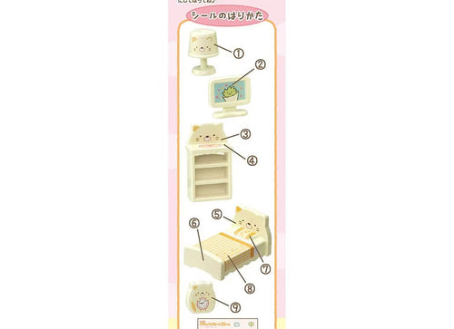 Load image into Gallery viewer, Takara Tomy Sumikko Gurashi Kuttsuki Neko &amp; Furniture Set
