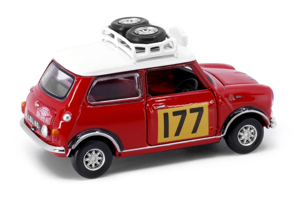 TINY Hong Kong #177 Mini Cooper Rally Red Mk1 Scale 1:50 Diecast Mini  Car