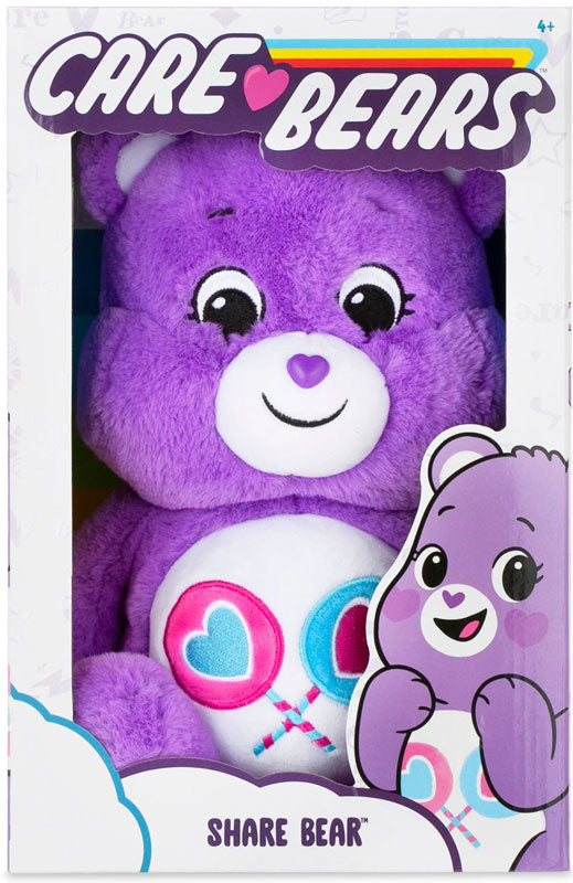 Care Bears Basic Fun 14 inch Soft Plush Toy - Share Bear