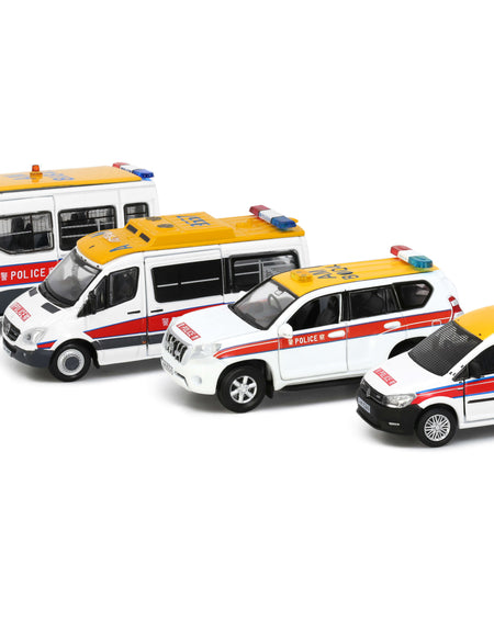 Tiny City Die-cast Model Car - Bs22 Airport District Vehicle 4 Cars Box Set