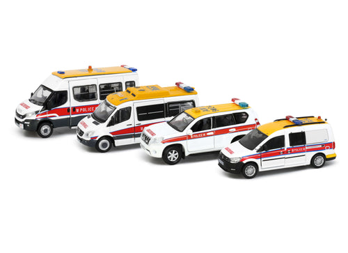 Load image into Gallery viewer, Tiny City Die-cast Model Car - Bs22 Airport District Vehicle 4 Cars Box Set
