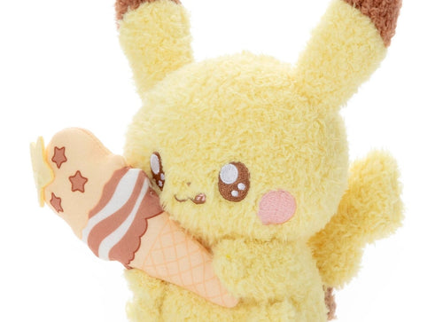 Load image into Gallery viewer, Takara Tomy Arts Pokepiece Plush Toy (Sweets Ver.) Pikachu Stuffed Toy
