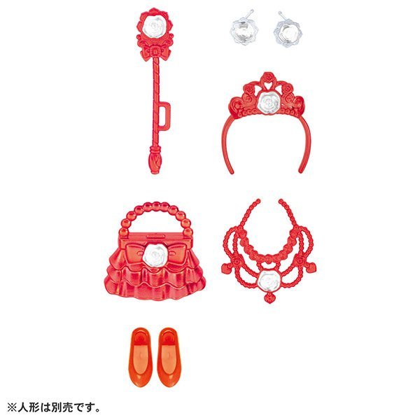 Takara Tomy Licca  Dress - Princess Elegant Rose Dress up for Licca Doll
