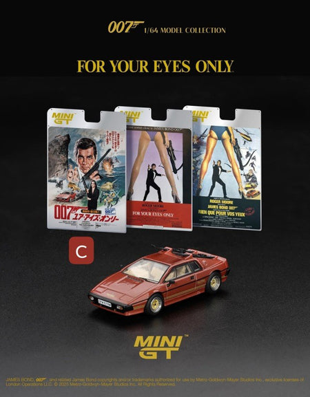 Mini GT 007 Lotus Esprit Turbo Copper Fire Metallic For Your Eyes