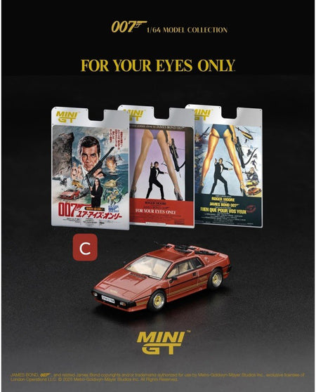 Mini GT 007 Lotus Esprit Turbo Copper Fire Metallic For Your Eyes