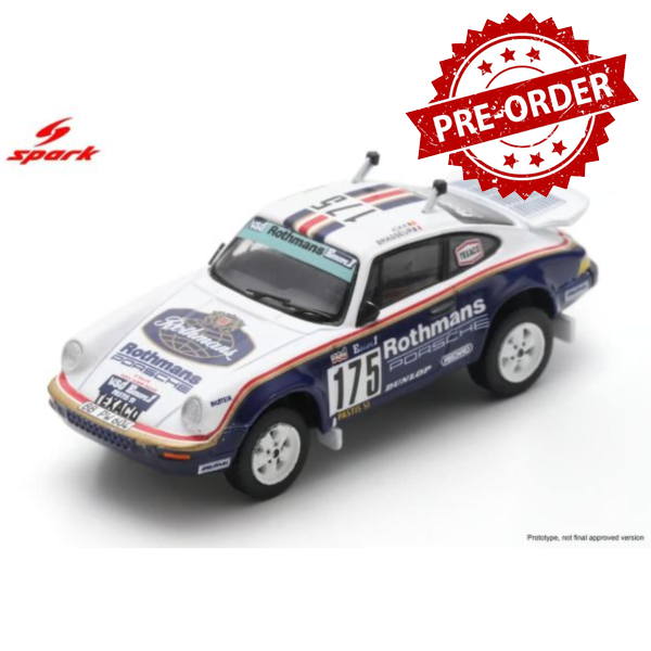 (Pre-order) Spark Porsche 953 No.175 Paris-Dakar Rally 1984 J. Ickx -C. Brasseur