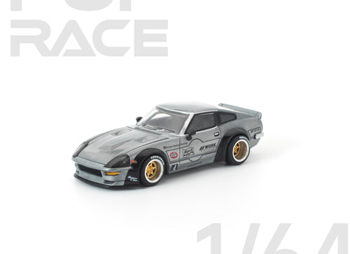 Load image into Gallery viewer, (Pre-order) POP RACE 1/64 PANDEM 280ZX RAW METAL Diecast Model Car

