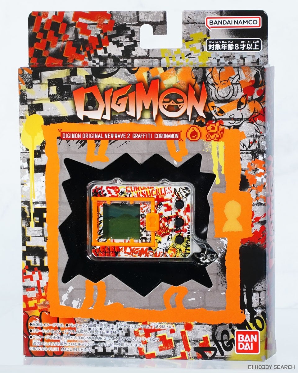 Bandai Digimon Original New Wave 2 Graffiti Coronamon Digital Pet V-Pet New