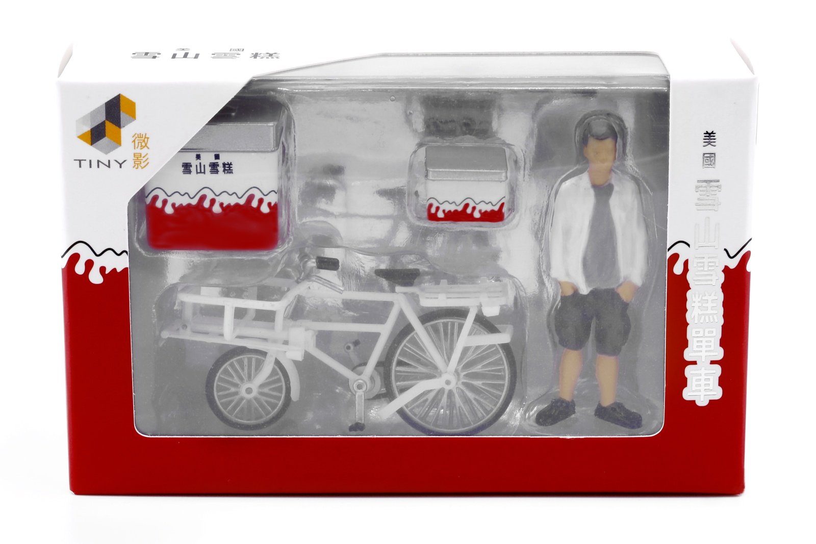 Tiny City Die-cast Model 1/35 Ice Cream bicycle
