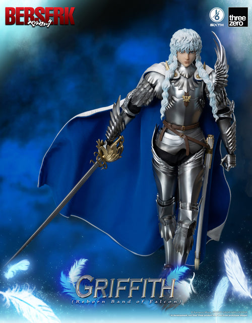 Load image into Gallery viewer, ThreeZero 1:6 BERSERK Griffith (Reborn Band of Falcon) Action Figure
