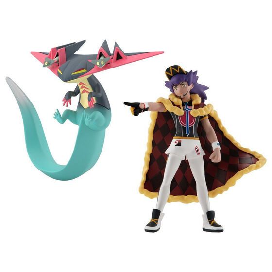Bandai POKEMON SCALE WORLD GALAR REGION LEON & DRAGAPULT Figure Set