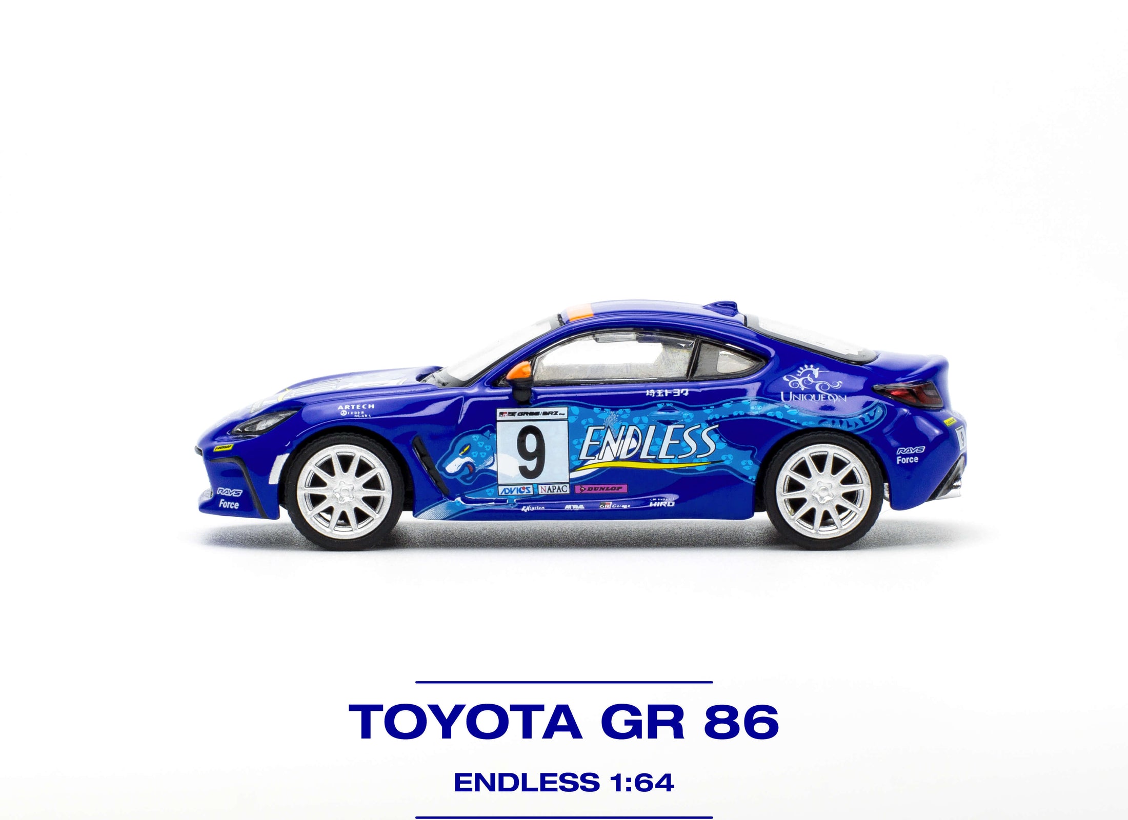 POPRACE 1/64 GR86 ENDLESS Diecast Model Car