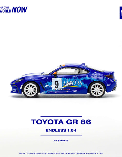 Load image into Gallery viewer, POPRACE 1/64 GR86 ENDLESS Diecast Model Car
