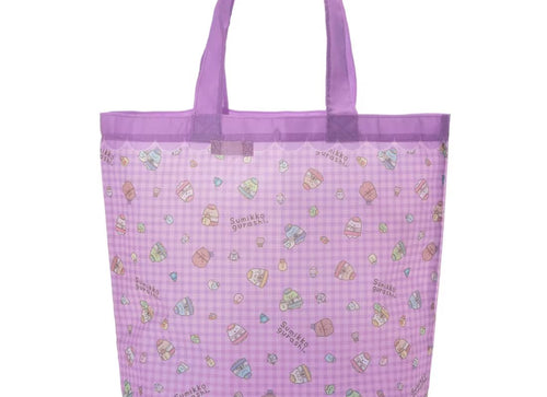 Load image into Gallery viewer, Takara Tomy Sumikko Gurashi Soft Plush Shopping Bag Kuma the Factory Manager

