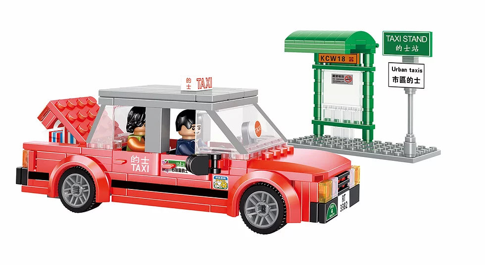 Royal Toys Building Blocks Bricks RT03: Hong Kong Red Taxi (238 Pcs/Pzs)
