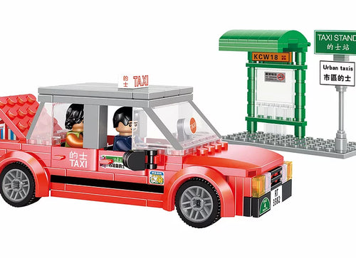 Load image into Gallery viewer, Royal Toys Building Blocks Bricks RT03: Hong Kong Red Taxi (238 Pcs/Pzs)
