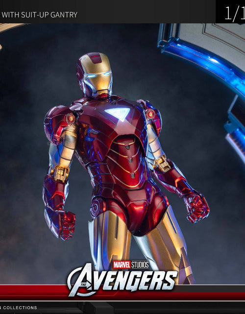 Load image into Gallery viewer, ZD Toys Marvel Avengers 1/10 MK6 With Suit-up Gantry Action Figure Set
