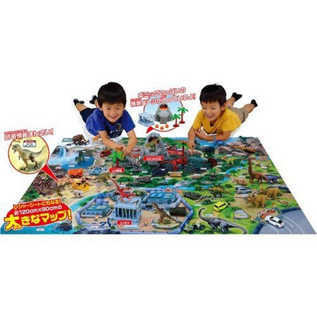 Takara Tomy ANIA Set Big Dinosaur Wild Park Map Playset Toy with 2 Figures
