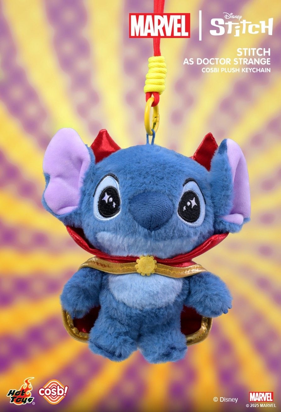 Hot Toys Marvel Stitch Cosbi Plush Keychain Collection (Full set of 6)