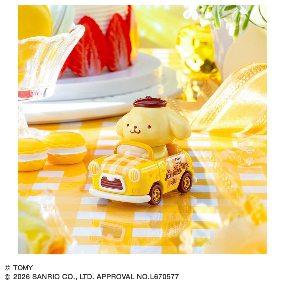 Takara Tomy Dream Tomica Tunes Single Packs Sanrio We Love Pompompurin